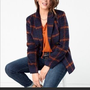 CAbi 3736 Checkmate Plaid Jacket